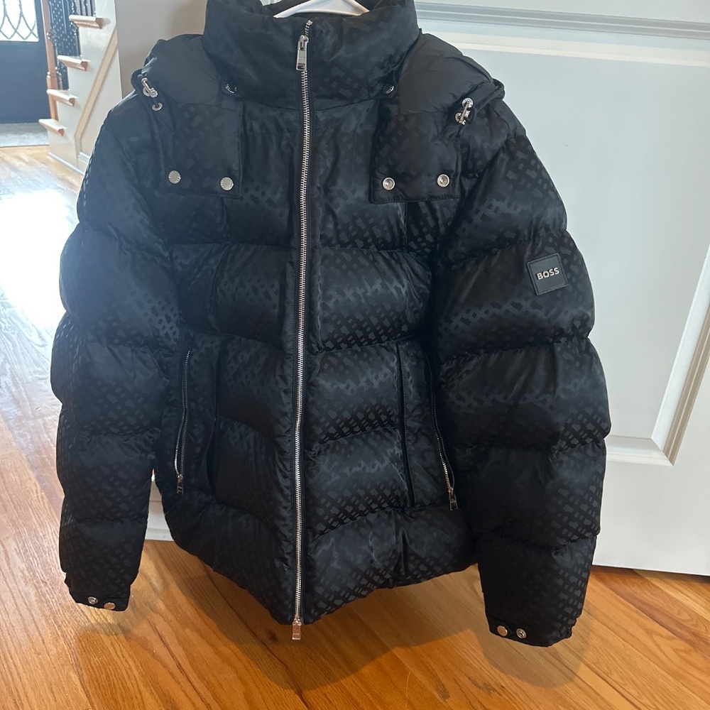 Boss Corbinian puffer jacket with hood - Picture 3 of 3